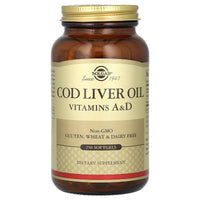 Solgar Norwegian Cod Liver Oil 250 Softgels