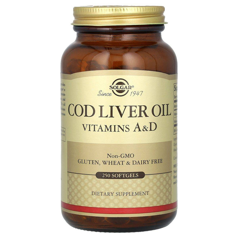 Solgar Norwegian Cod Liver Oil 250 Softgels