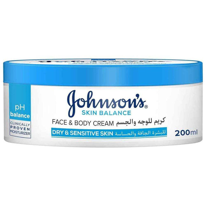 Johnsons Skin Balance Face & Body Cream 200ml