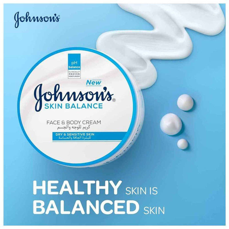 Johnsons Skin Balance Face & Body Cream 200ml