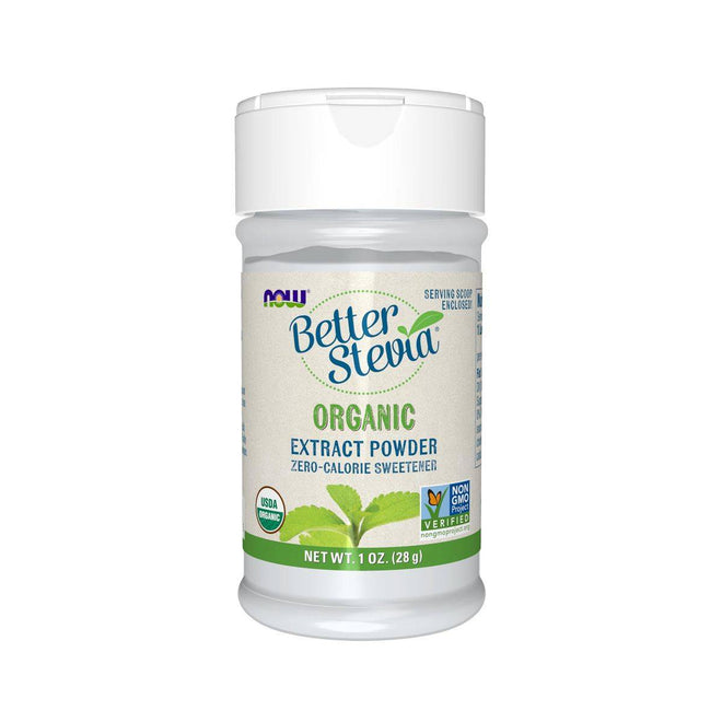 Now Sweetener Better Stevia Powder Organic 28g