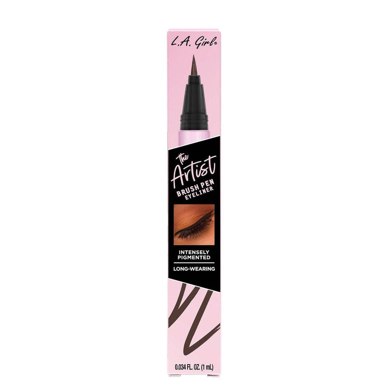 LA Girl The Artist Brush Pen Eyeliner Chocolate Brown