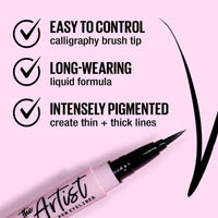 LA Girl The Artist Brush Pen Eyeliner Inky Black