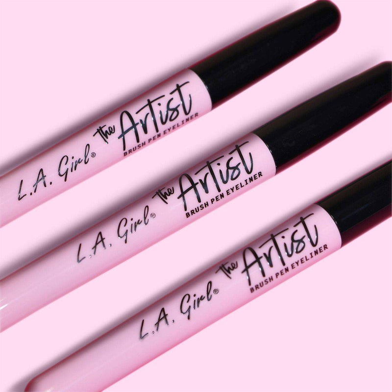 LA Girl The Artist Brush Pen Eyeliner Inky Black