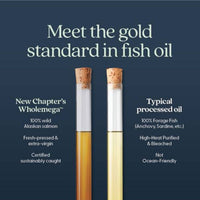 New Chapter Wholemega Fish oil 1000mg 60 Softgels