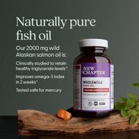 New Chapter Wholemega Fish oil 1000mg 60 Softgels