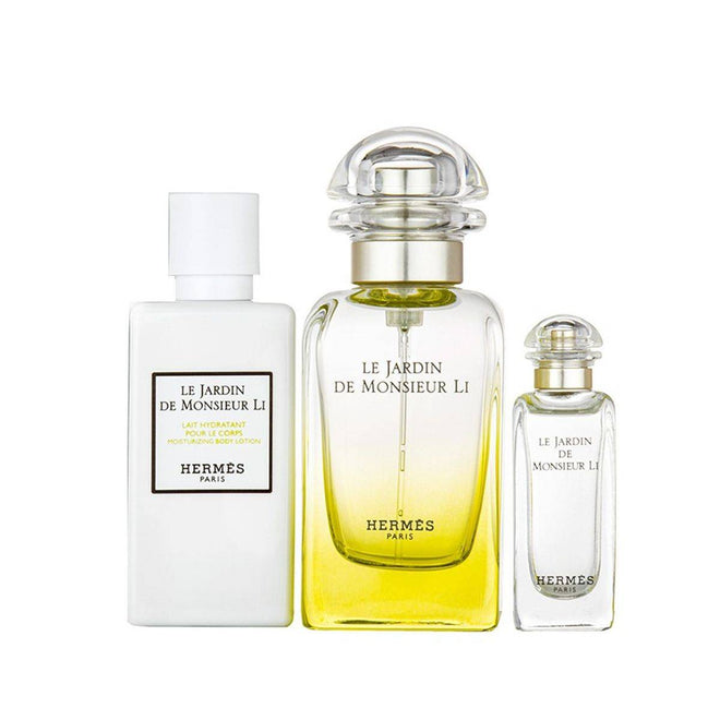 Hermes Le Jardin De Monsieur Li (U) Set EDT 50ml + EDT 7.5ml + Moisturizing Body Lotion 40ml