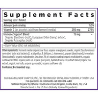 New Chapter Fermented Vitamin C 250mg 60 Tablets