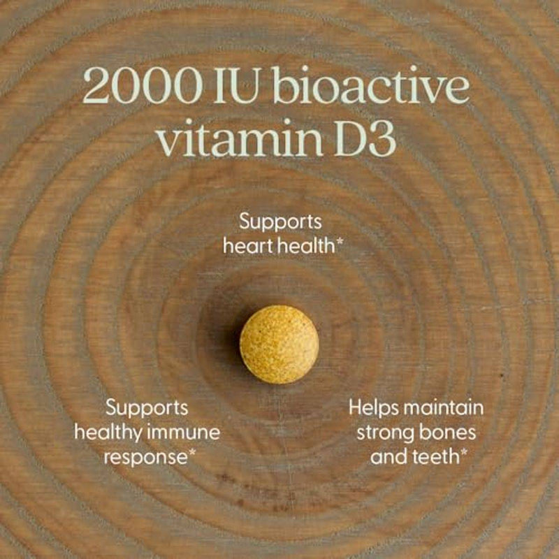New Chapter Fermented Vitamin D3 2000IU 60 Tablets