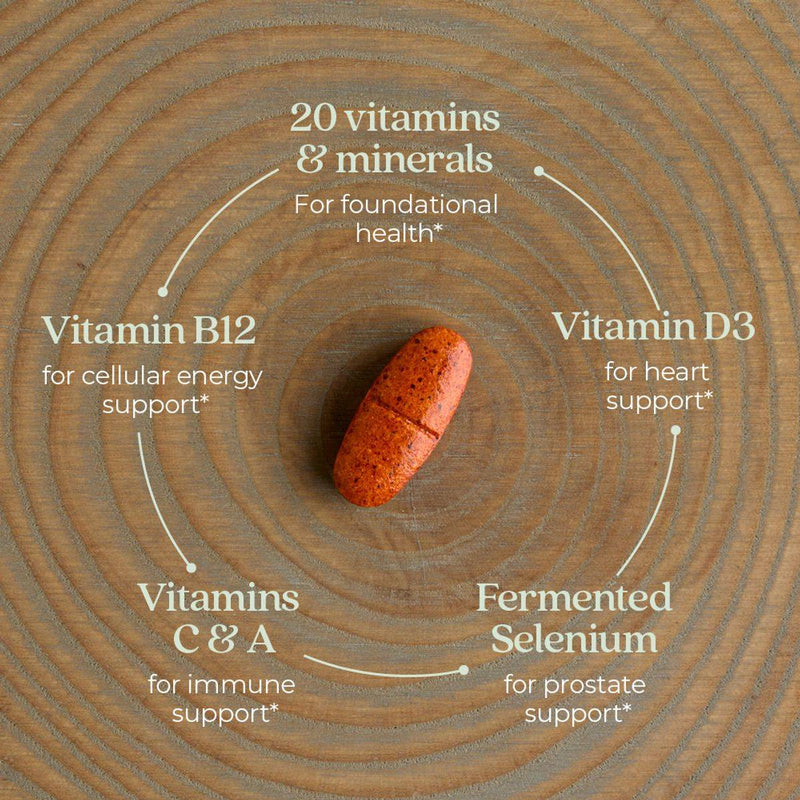 New Chapter One Daily Every Mans Multivitamin 55+ 72 Tablets