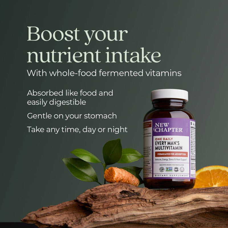 New Chapter One Daily Every Mans Multivitamin 72 Tablets