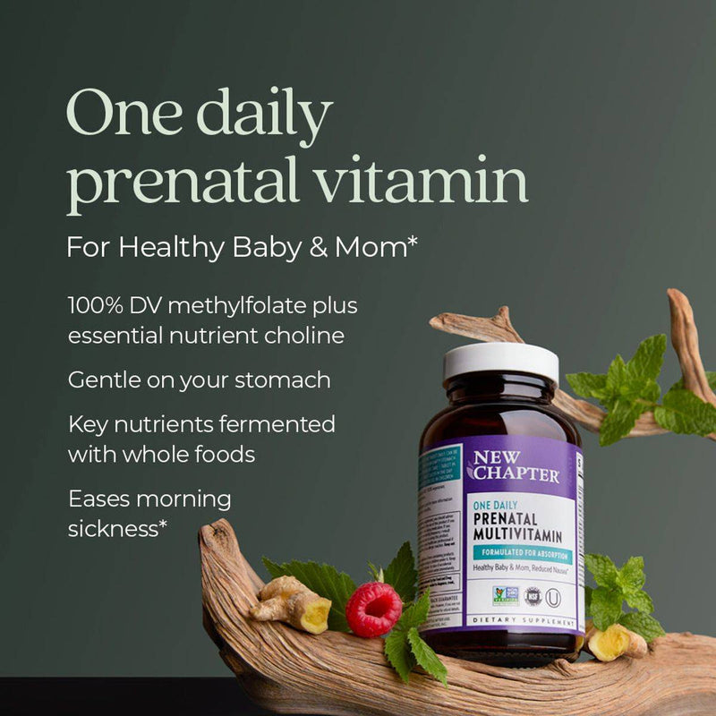 New Chapter One Daily Prenatal Multivitamin 60 Tablets