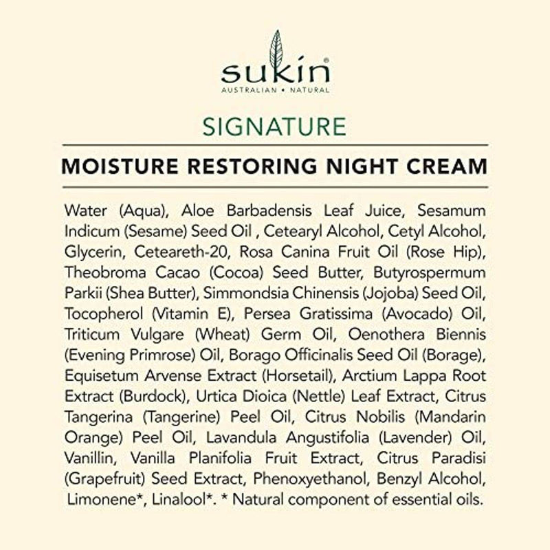 Sukin Moisture Restoring Night Cream 120ml