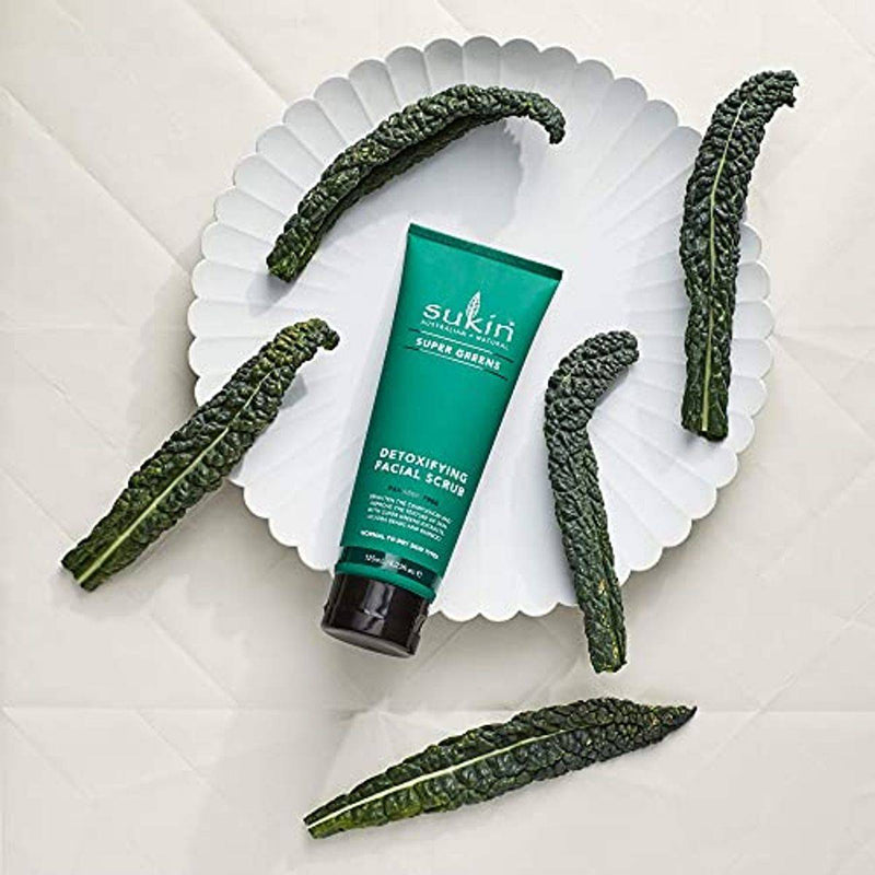 Sukin Super Greens Detoxifying Facial Scrub 125ml