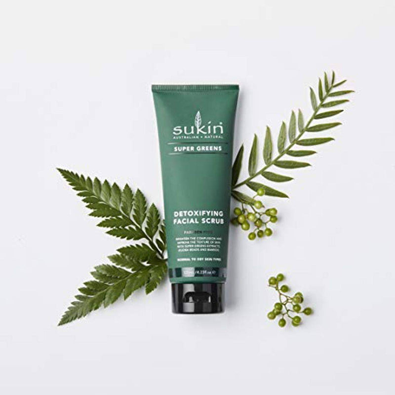 Sukin Super Greens Detoxifying Facial Scrub 125ml