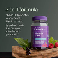 New Chapter All-Flora Probiotic + Prebiotic Dual Action Digestive Health 60 Gummies