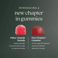 New Chapter Cellular Energy Vitamin B12+ with Organic Fiber 350mcg 60 Gummies