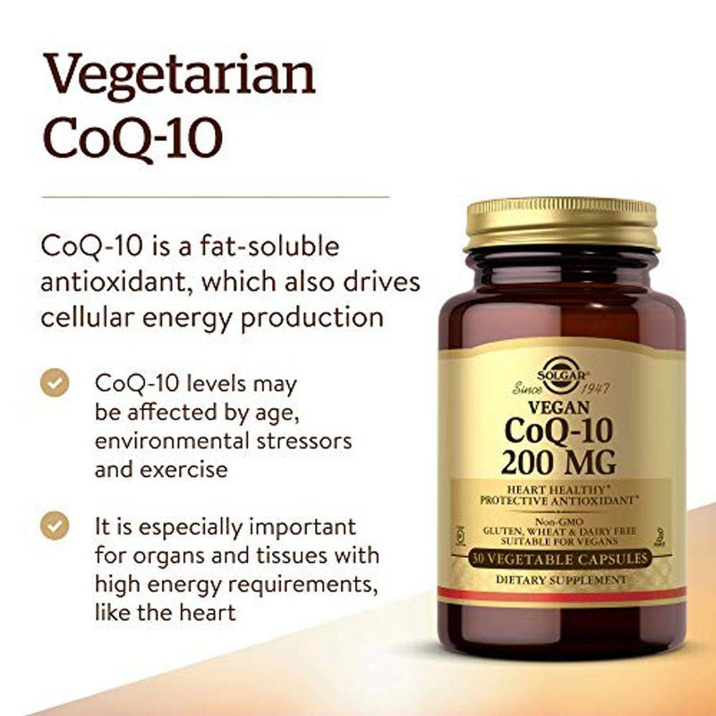Solgar CoQ10 200mg 30 VegeCapsules
