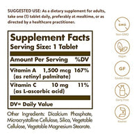 Solgar Dry Vitamin  5000IU 100 Tablets