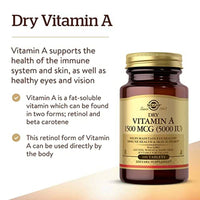 Solgar Dry Vitamin  5000IU 100 Tablets