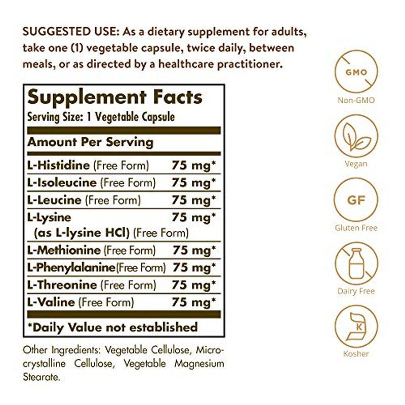 Solgar Essential Amino Complex 90 VegeCapsules