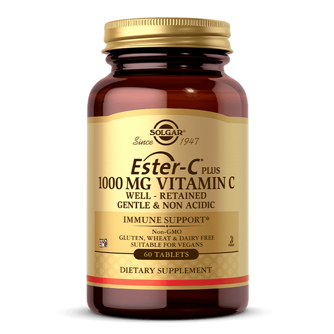 Solgar Ester C Vitamin C Plus 1000mg 60 Tablets