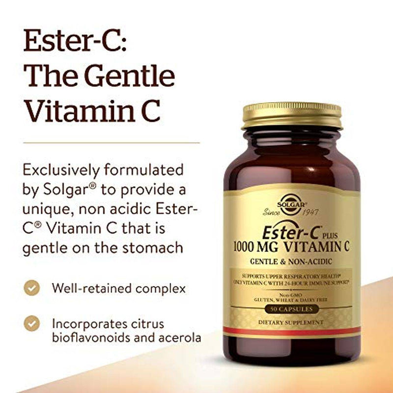 Solgar Ester C Vitamin C Plus 1000mg 60 Tablets