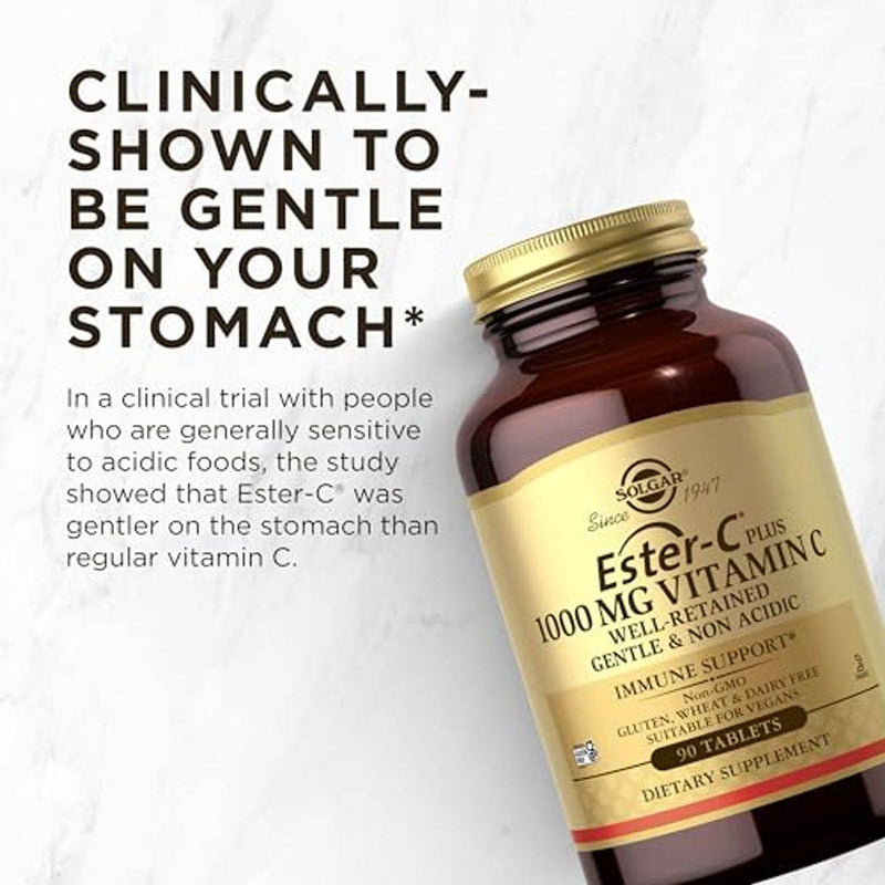 Solgar Ester C Vitamin C Plus 1000mg 90 Tablets