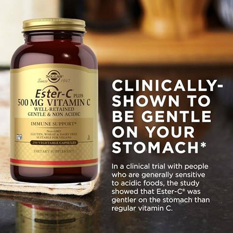 Solgar Ester C Vitamin C Plus 500mg 100 VegeCapsules
