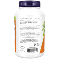 Now Spirulina 500mg Organic 500 Tablets