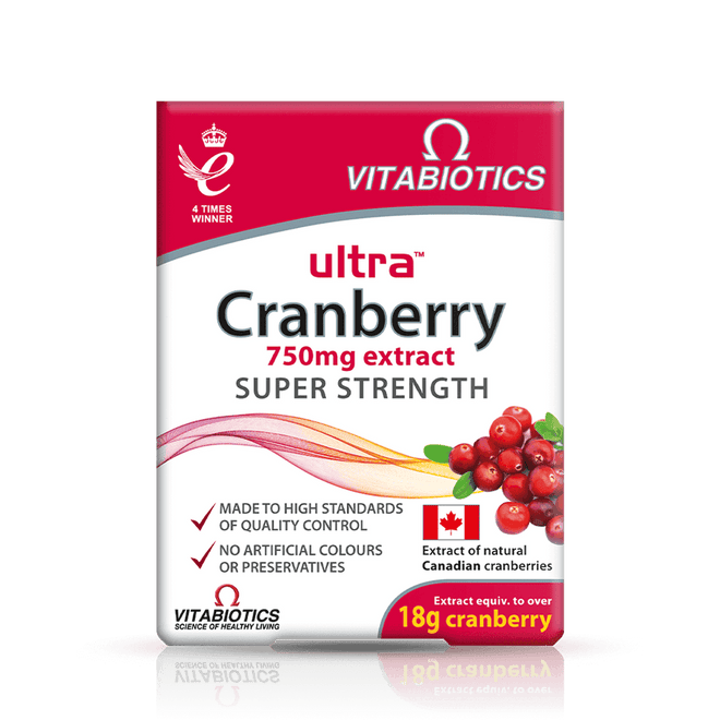 Vitabiotics Ultra Cranberry 30 Tablets