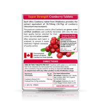 Vitabiotics Ultra Cranberry 30 Tablets