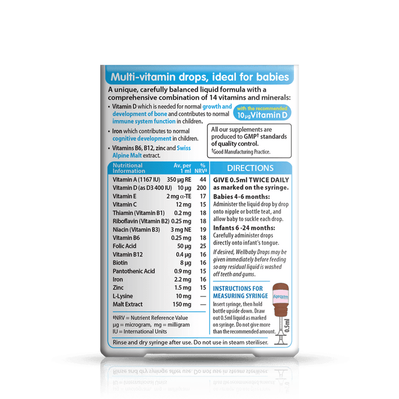 Vitabiotics Wellbaby Multivitamin Drops 30ml