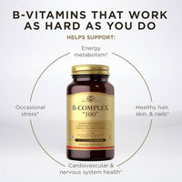 Solgar B Complex 100 100 VegeCapsules