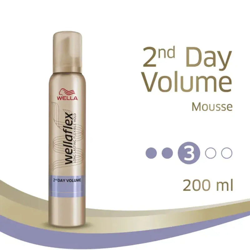 Wella Wellaflex 2 Days Volume Mousse 200ml