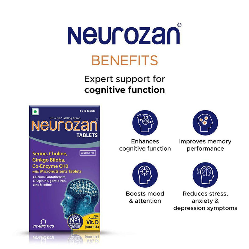 Vitabiotics Neurozan 30 Tablets