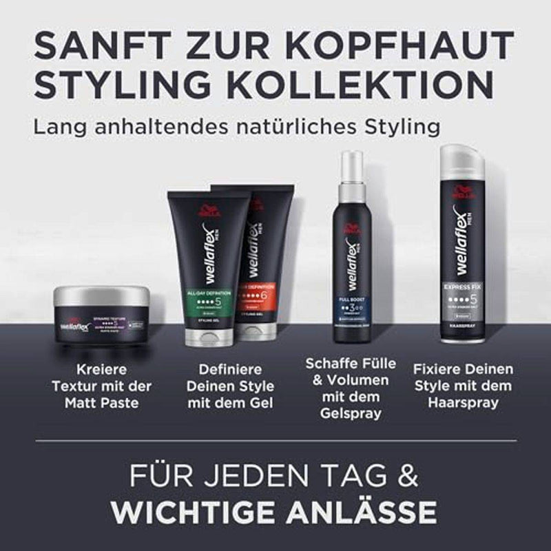 Wella Wellaflex Men Express Fix Hairspray 250ml