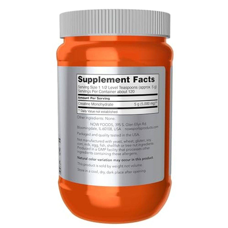 Now Sports Creatine Monohydrate Powder 600g