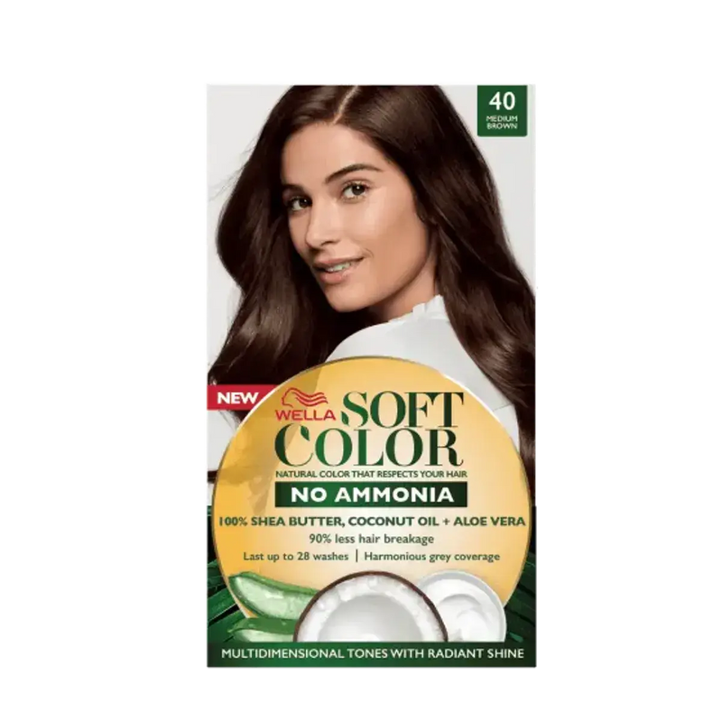 Wella Soft Color Natural Instincts Hair Color 40 Medium Brown