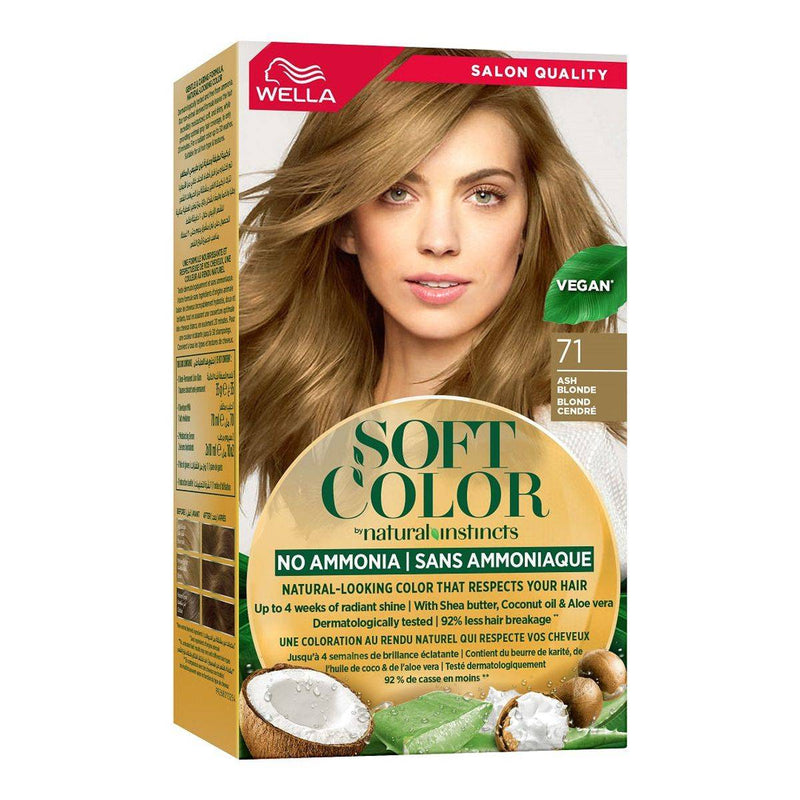 Wella Soft Color Natural Instincts Hair Color 71 Ash Blonde