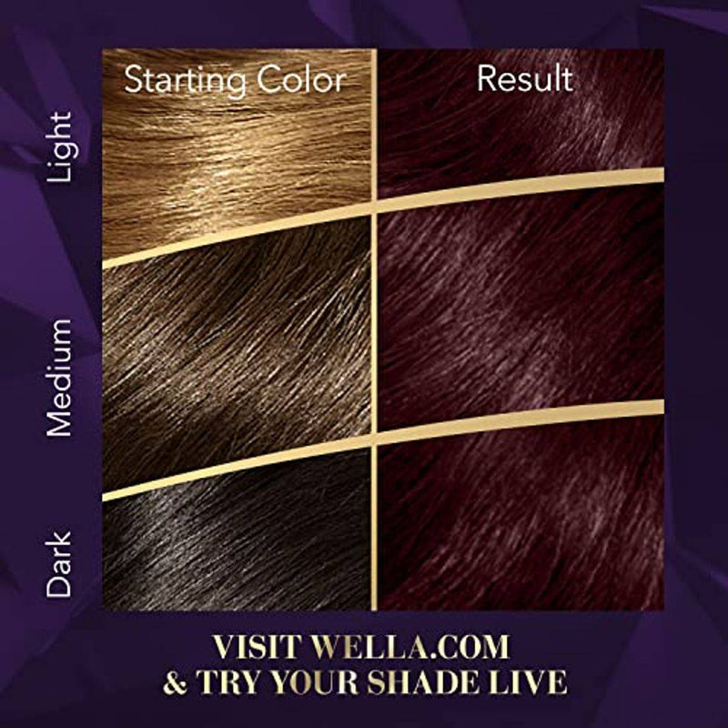 Wella Koleston Supreme Hair Color 3/66 Violet Auburn