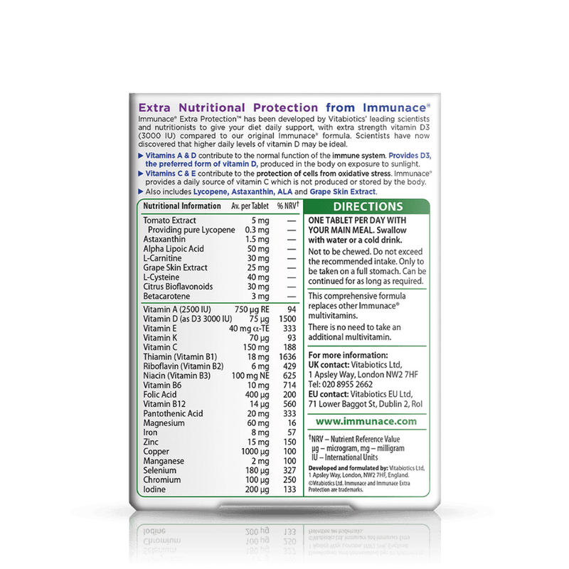 Vitabiotics Immunace 30 Tablets