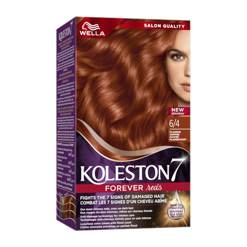 Wella Koleston Supreme Hair Color 6/4 Flaming Copper