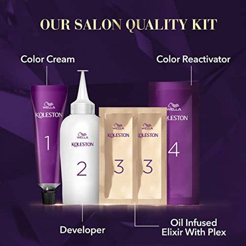 Wella Koleston Supreme Hair Color 77/44 Volcano Red