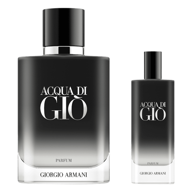 Giorgio Armani Acqua (M) Set Parfum 100ml Refillable + Parfum 15ml