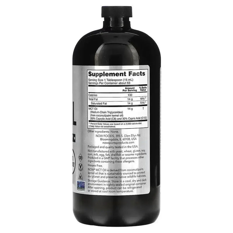 Now Sports MCT Oil 100% Pure 946ml