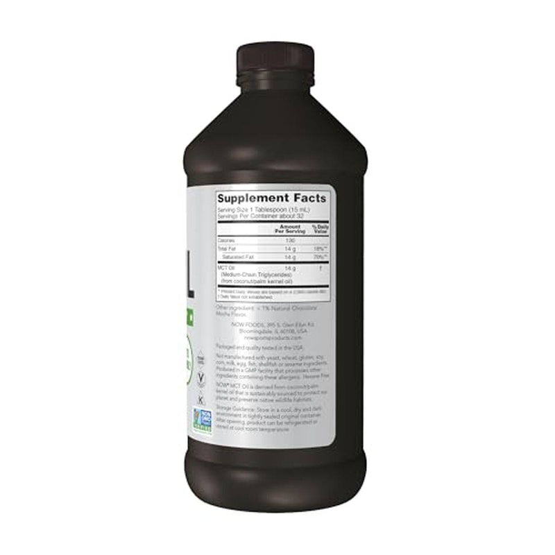 Now Sports MCT Oil Chocolate Mocha 473ml