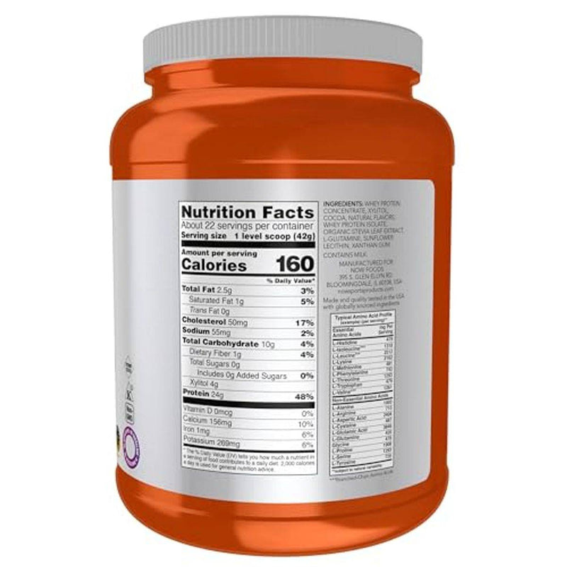 Now Sports Whey Protein Dutch Chocolate 907g