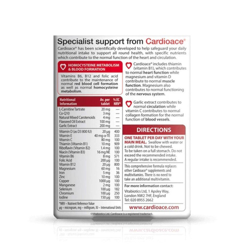 Vitabiotics Cardioace 30 Capsules