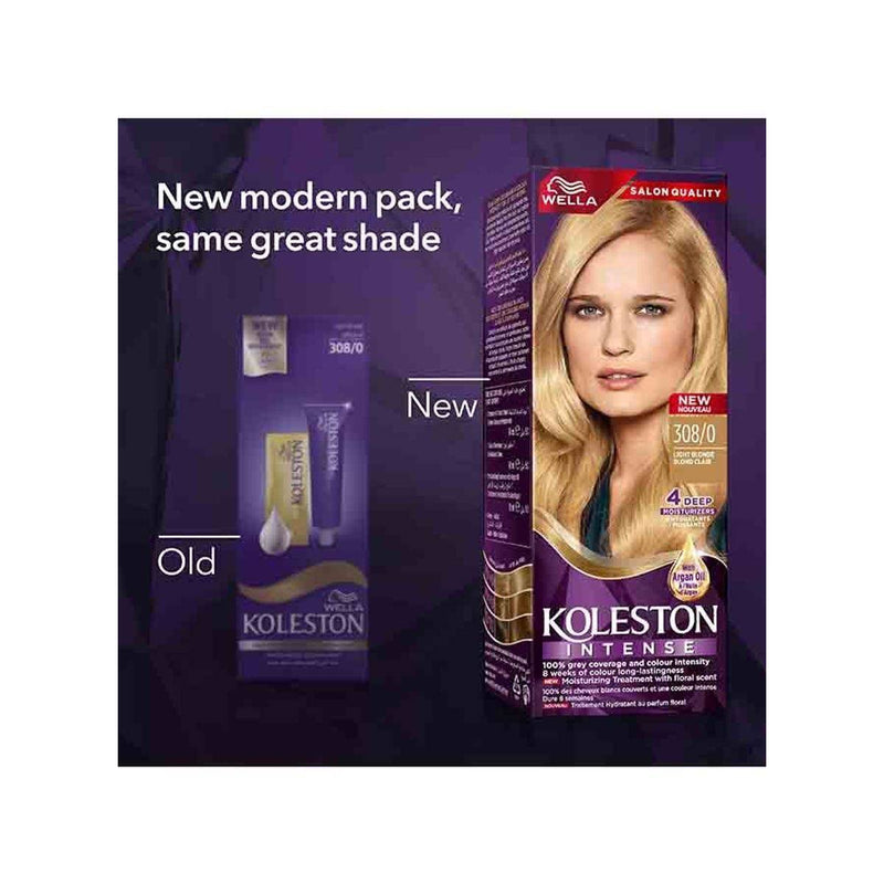Wella Koleston Intense Hair Color 308/0 Light Blonde